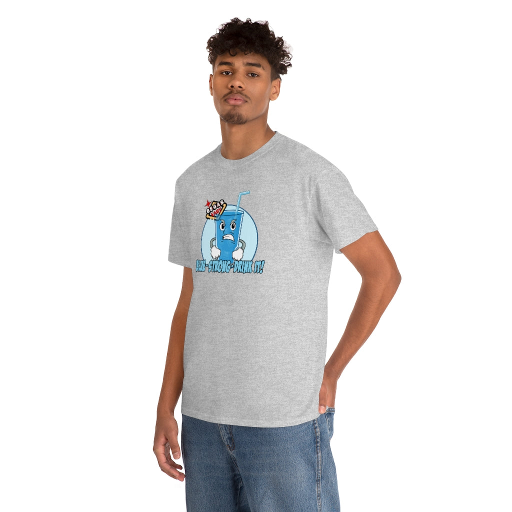 BLUE - STRONG - DRINK IT! Begas Vaby Tee - US